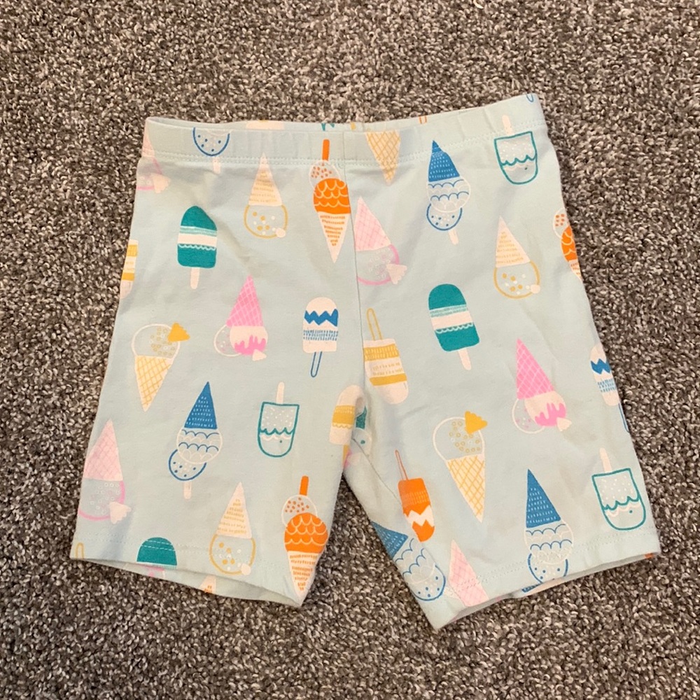 Girls Ice Cream Biker Shorts